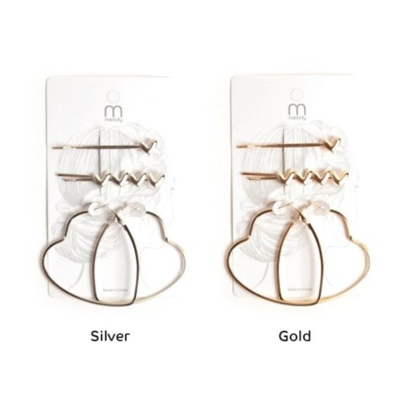 Melody Accessories - 🥳3/20🥳  1 Bright Heart Hoop Earring Set - New in Package